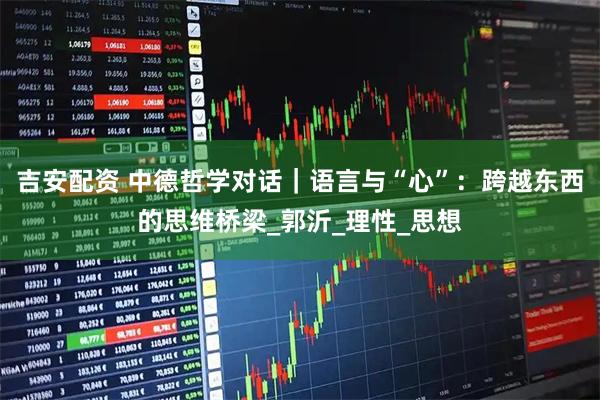 吉安配资 中德哲学对话｜语言与“心”：跨越东西的思维桥梁_郭沂_理性_思想